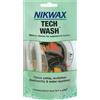 Nikwax Tech Wash detergente per abbigliamento outdoor e sacchi a pelo sintetici Bustina 100ml,