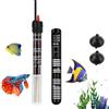 LWMTT Riscaldatore per acquario, 120 l, 100 W, temperatura monosatellitare, per acquario, con spia di controllo, ventose, protezione protettiva per acquari, serbatoi di pesce, 20 - 34 °C, 100 W