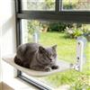 POONGURY Letto per gatti da finestra, Amaca sospesa per con 4 ventose potenti, Seduta in rete traspirante, Comodo letto per gatti da interno per prendere il sole e rilassarsi