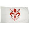 Flaggenfritze Bandiera/Bandiera Italia Firenze + GRATIS Sticker, bandiera fritze®, Hissflagge 90 x 150 cm