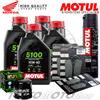 MOTUL - HIFLO - BRAKING KIT TAGLIANDO HONDA HORNET 600 2003 2004 2005 2006 OLIO FILTRO PASTIGLIE GRASSO