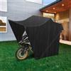 KumuJ Garage per moto, tenda pieghevole per moto, garage per quad, 270 x 105 x 155 cm, garage pieghevole per moto, Heavy Duty, telo protettivo impermeabile con borsa a mano, per moto, scooter