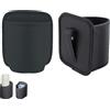 cddcwz 2 Pezzi Portabicchieri per auto in pelle PU,Organizer multifunzione | portabicchieri per portiera dell'auto,sedile posteriore,organizer multifunzionale per acqua,bicchieri grandi e bevande (nero)