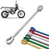 Fast Pro Barra di bilanciamento regolabile in alluminio per manubrio di moto, 22 mm, colore: argento