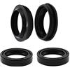 BAIJAC 36x48/36 48 Parte Del Motociclo Forcella Anteriore Ammortizzatore Paraolio e Parapolvere for YAMAHA XV 535 1988-1993 XV535 Virago 1996-2003 (Color : Oil and dust seal)