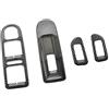 Generic For VW Golf 6 MK6 2010-2013 ABS In Fibra di Carbonio Interni Pannello Centrale Finestra Interruttore di Controllo Della Copertura Trim