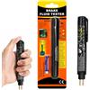 TNSLAND Tester Liquido Freni Tester Olio Freni Tester Liquido Freni Auto Brake Fluid Tester Rilevatore Umidità Liquido Freni, Universale DOT3 DOT4 DOT5 ENV4 ENV6, 5 LED Rapido con Batteria Auto Moto Officina
