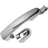 Kacepar Maniglia per porta esterna anteriore sinistra, cromata, maniglia per portiera esterna, compatibile con Kia Sportage 2005-2010, anteriore sinistra