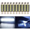 YM E-Bright 10X 31MM Lampadine LED per auto C5W, lampadine a festone, 12V 5050 Chipset 6461 C5W Lampadine per auto Cupola Mappa Tronco Luce di cortesia (bianco)