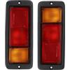 Weurwvu Fanale Posteriore Per Pajero V20 1989-1999 Fendinebbia Posteriore Senza Lampadina Per Montero V30 Lampada Per Shogun V40 MB124963 Paraurti(Right Without Bulb)