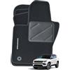 TSM Tappetini per Jeep Compass 2017-2025, Battitacco in Gomma, Made In Italy