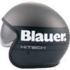 Generico Casco Moto PILOT 4.0 HT Titanio Grigio Opaco Matt Omologato ECE 22.06, M