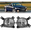 TangMiGe Fendinebbia compatibile con Audi A4 A3 S3, 8EC 8ED 8H7 8HE 8P1 8PA 8P7, S-Line versione paraurti V-Sistema, 05/2003-05/2013, H11, 1 Paio (Chiaro)