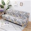 WWQQKJ Copridivani Clic Clac Letto Senza Braccioli 120-210 Elasticizzato Copertura Divano Grigio/Nero 2 Posti Copridivano Senza Braccioli Teli Estivi Universali per Animali(B,120-150cm/47.2-59in)