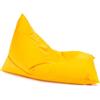 Ecopuf Lazy Pouf Cuscinone S Poltrona Sacco in tessuto Poliestere Antistrappo Impermeabile per Interni ed Esterni 80X130 Cm imbottito con Polistirolo