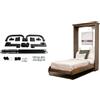 inferramenta Kit Meccanismo per Letto a Scomparsa Verticale Pro-Motion: Sistema Singolo o Doppio Deluxe con Pistoni a Gas, Soluzione Salvaspazio Ultra-Resistente per Arredo DIY (Per Letto Matrimoniale (900N))