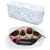 Zilaro Borsa da Viaggio Compatibile con Dyson Airwrap & Shark Flexstyle, Portatile Borsa Portaoggetti da Viaggio con Cerniera e Scomparto per Asciugacapelli Arricciacapelli e Accessori (Fiore)
