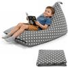 BOFITENG Fodera per poltrona, pouf extra grande senza imbottitura (senza imbottitura), borsa portaoggetti da 200 l per giocattoli e peluche, pouf rimovibile in tela di alta qualità (stelle)