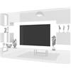B BELINI GROUP Belini Milano 3 Parete Attrezzata Mobile TV 300cm Bianco Lucido
