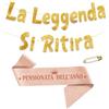 LOOBEAR Kit Decorazioni Pensionamento Donna, Fascia Pensionata dell'Anno con Spilla + Striscione La Leggenda Si Ritira, Regalo Pensionamento Donna, Addobbi Festa Pensione Donna, Gadget Pensione