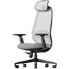 ProtoArc EC200 Sedia da Ufficio Ergonomica con Seduta Scorrevole, Grigio | Sedia Scrivania Supporto Lombare Regolabile in Altezza e Profondità, Poggiatesta 3D, Schiuma 55D, Mesh, Girevole, per Casa