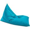 Ecopuf Lazy Pouf Cuscinone S Poltrona Sacco in tessuto Poliestere Antistrappo Impermeabile per Interni ed Esterni 80X130 Cm imbottito con Polistirolo