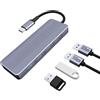 sunshot USB C Hub, sunshot USB C 3.1 to USB 3.0 Hub with 4 Ports, Portable USB C to Multiport USB Hub Works for iMac Pro, MacBook Pro, iPad, PC, USB Flash Drives, Mobile HDD More Type C Device