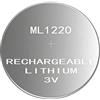 YUFEEI 2 batteria a bottone ricaricabile ML1220, 18 mAh, 3 V, ML 1220, 3 V, 18 mAh, ad alte prestazioni