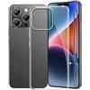 KJYFOANI Custodia per Oukitel P1, Trasparente Morbido Silicone Protettiva Case, Ultra Sottile Anti-Graffio TPU Bumper Cover per Oukitel P1 (6.70) - Cristallo