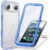 Cozycase Cover TOP 360 Antiurto IP68 Impermeabile Per iPhone Air | Indistruttibile Rugged Militare, Subacquea Waterproof Anti Urto Resistente Antipolvere, Custodia Integrale Doppia Case. Blu