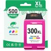 COLORETTO 300XL Cartuccia d'inchiostro Sostituzione per HP 300 XL Compatibile con PhotoSmart D110a C4780 C4750 C4700 C4685 C4680 C4600 DeskJet F2492 F2480 F2420 D2660 D2560 2410 Stampante colore