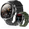 Ulefone Armor Watch Pro - Orologio da uomo militare con GPS, Bussola, ChatGPT, chiamate Bluetooth, frequenza cardiaca, orologio sportivo con più di 100 modalità sportive