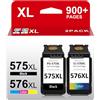 Neiber PG-575XL CL-576XL Compatibile con Cartucce Canon 575 576, Cartucce 575 576 XL per Canon Pixma TS3750i TS3550i TR4750i TS3551i TS3751i TR4751i TR4755i TS3570i TS3752i TR4756i