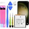 HUAENG Batteria per Galaxy S23, 5800 mAh, EB-BS912ABY, batteria di ricambio per Galaxy S23 SM-S911B, SM-S911U1, SM-S911N, SM-S911U con strumento di riparazione (non per S23-Ultra/Plus)
