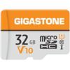 GIGASTONE Scheda Micro SD da 32 GB, registrazione video V10, sorveglianza, telecamera di sicurezza, Dash Cam, scheda di memoria MicroSDHC da 90 MB/s UHS-I classe 10, con adattatore