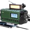 SOLARBABY DAB+/FM Radio a Manovella, Radio Solare Portatile con Batteria 20000mAh, Radio di Emergenza con Torcia LED Luce di Lettura Allarme SOS USB per Campeggio Emergenza Escursioni, Verde