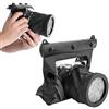 Mavis Laven Custodia impermeabile per custodia subacquea Custodia subacquea Photograpy 20M per fotocamere Canon Nikon DSLR(Nero)