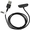 vhbw cavo di ricarica USB compatibile con Fitbit Inspire 2 smartwatch tracker - Stazione di ricarica, nero, 100 cm