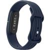 GIOPUEY Cinturini Compatibile con Google Fitbit Air, Morbido Silicone Cinturino [Resistente all'Usura] [Traspirante] - Dark Blue