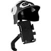 TINEASUR Supporto Smartphone Moto per Specchietto Posteriore Nero Plastica