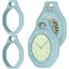 GIOPUEY Cover Compatibile con Swatch Royal Pop, [2 Pezzi] Morbido TPU Silicone Case Protettiva, Ultra-Sottile Custodia - Light Blue