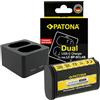 PATONA Premium Batteria BP-SCL6 e Caricatore USB-C per Leica Q2 Q3 SL2