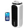 Clean Air Optima 4in1 Raffrescatore d'aria, Purificatore d'aria, Umidificatore e Ventilatore CA-106 Smart | bianco/nero