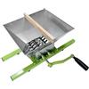 Froadp 7L Macina per Frutta e Verdura in Acciaio Inox, Mash Mill con Strofinaccio e Manovella, Pigiatrice da Frutta per Schiacciare Uva Mele Pere e Molto Altro Fare Succhi Vino e Sidro Frantoio