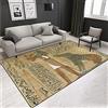 Tappeti Design Tappeto Moderno Salotto Pelo Corto Tappeto 120 X 250 CM Modello in stile egiziano con una ricca storia Tappeto Soggiorno Cameretta Divano Corridoio Sala Pranzo 120 * 250cm
