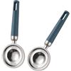Mobestech Separatore per Albume D'uovo in Acciaio Inox Manico Pp 2 Pezzi