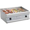 Royal Catering - RCG 75 - Plancha elettrica doppia - 75 cm - 220 V - 2 x 3200 W - superficie piatta - spedizione gratuita