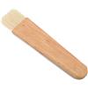 Pilipane In Legno di Crine di Cavallo Griglia per Barbecue Pasticceria Pennello per Condire Salsa Burro Attrezzo da Cucina per Stendere Cottura Cottura, Pennello da Forno(flat handle)