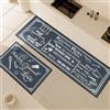 Fecialy Set di Tappeti da Cucina e Tappetino Antiscivolo 2 Pezzi, Tappeti Resistenti e Anti-Fatica, Tappetino Lavabile per Cucina e Sala da Pranzo, 40x60+40x120cm