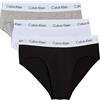 CALVIN KLEIN CONFEZIONE 3 SLIP CALVIN KLEIN U2661G BLACK/WHITE/GREY